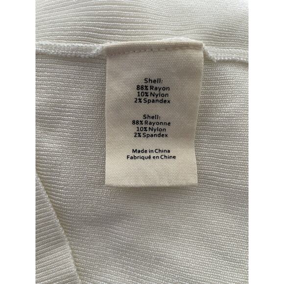 L'Agence Sweater Cardigan Lucas Ribbed V Neck Bell Sleeve Knit - Picture 11 of 12